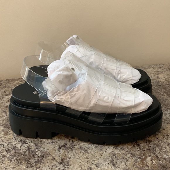 Transparent / Translucent Call It Spring Chunky Sandals - Picture 8 of 17